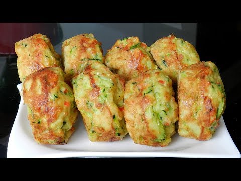 Zucchini Omelett - eine perfekte Mahlzeit für ein leckeres Frühstück!| Schmackhaft.tv Zutaten: 300 g. 