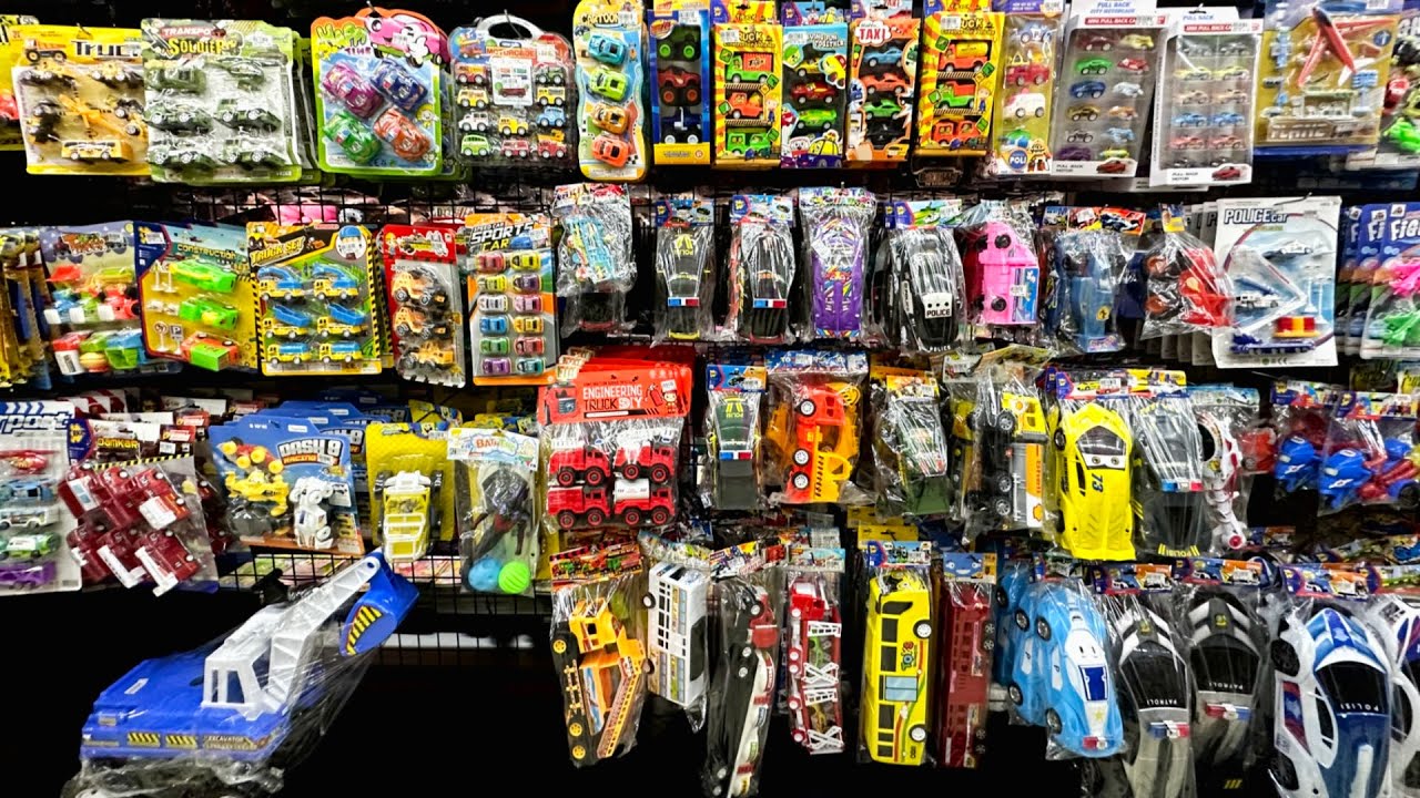 Mainan Toko, Mobil Polisi, Truk Konstruksi, Pemadam Kebakaran, Bus Tayo