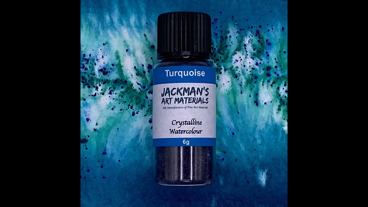 Turquoise Crystalline Watercolour - Jackman's Art Materials