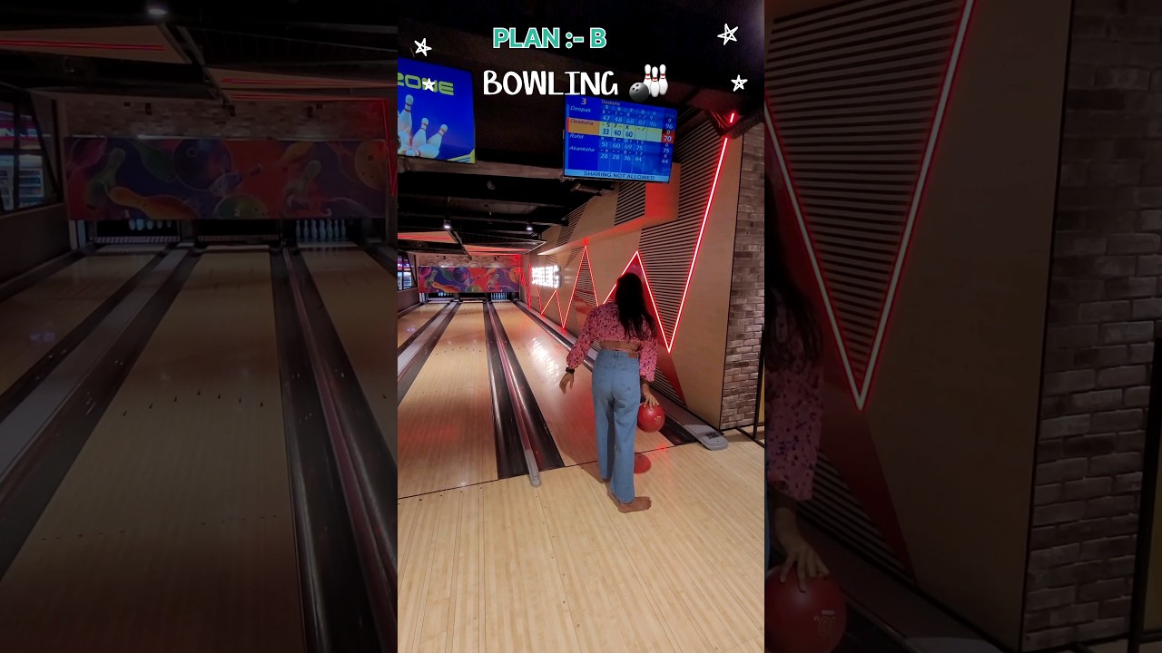 BOWLING | 🎳 | Plan B |✌️  Gurgaon Mall MGF 