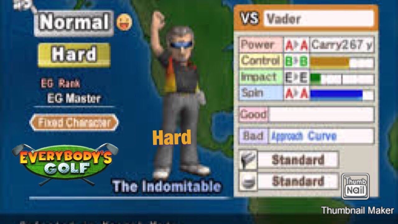 Everybody’s Golf 4 (Hot Shots Golf Fore!) (PS2) - VS. Vader (Hard)