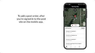 How To Add Post Orders On Security Guard Mobile App? screenshot 4
