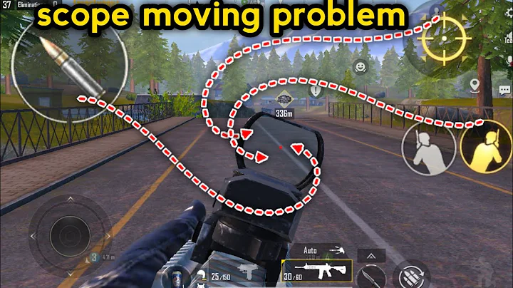 How Fix scope moving problem pubg BGMI l Fire button firing scope moving BGMI pubg l Fix scope move