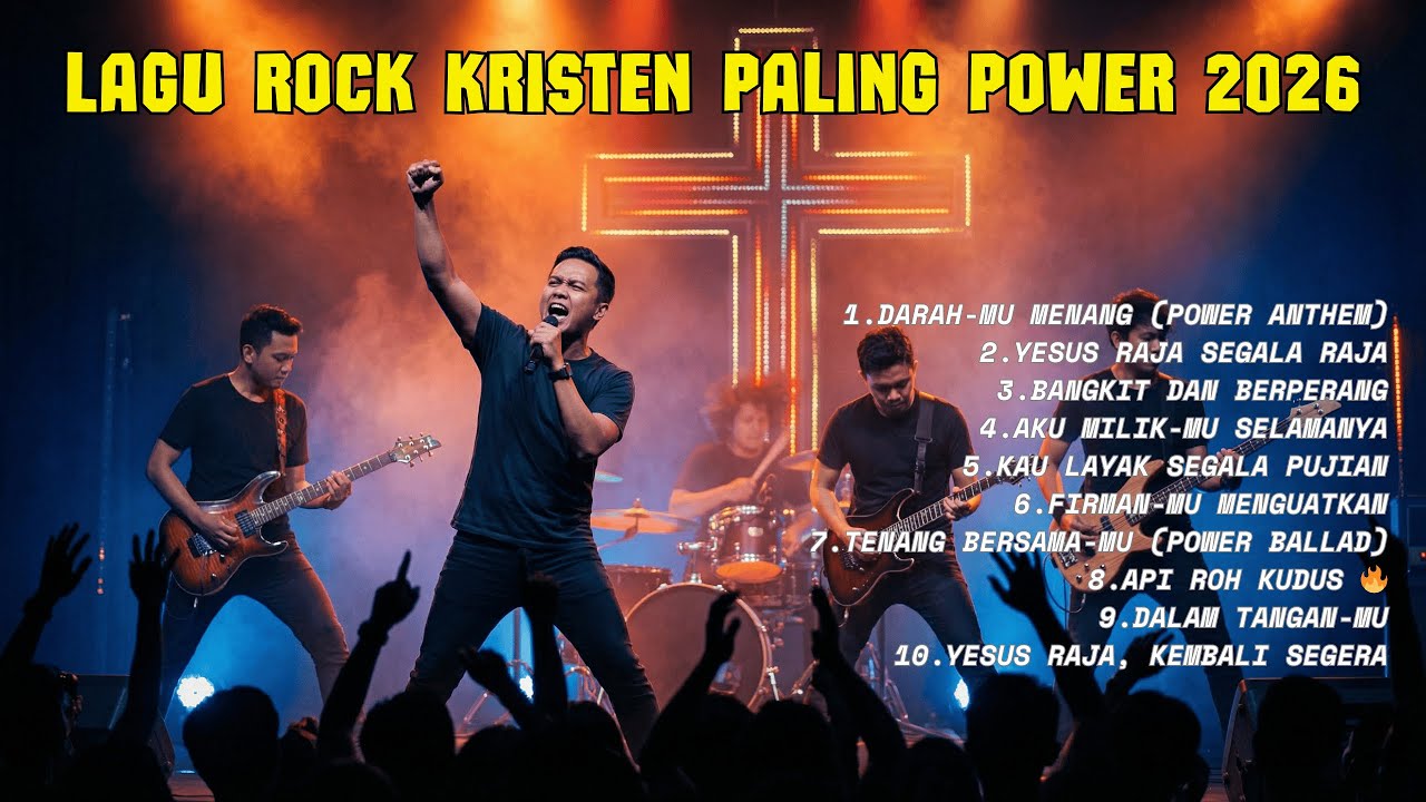 Lagu Rock Kristen Paling Power 2026 🔥 Bangkit & Menang! (Full Album)