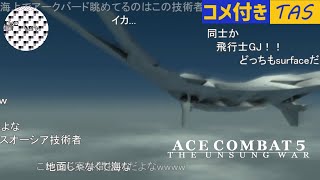 コメ付き Tas エースコンバット5 Mission 24 白い鳥 ｉｉ Youtube