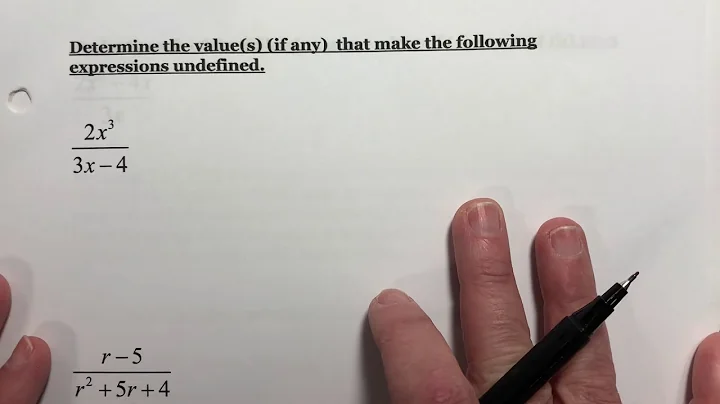 Section 7.1 The Fundamental Property of Rational Expressions (Part 1 of 5)