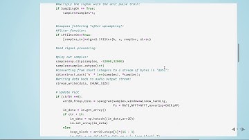Multirate Signal Processing: 09 Non-Ideal Filters - 06 Live Spectrogram in Python