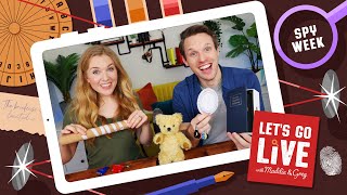 Ted-knapped Escape Room! (Codes & Keys) | Spy Week Ep2 | #75 Let's Go Live with Maddie & Greg