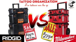Tattoo organization for artist on the go