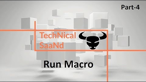 Different ways to Run Macro or Sub-routine and Create shortcut key VBA Part-4(full hindi tutorial)