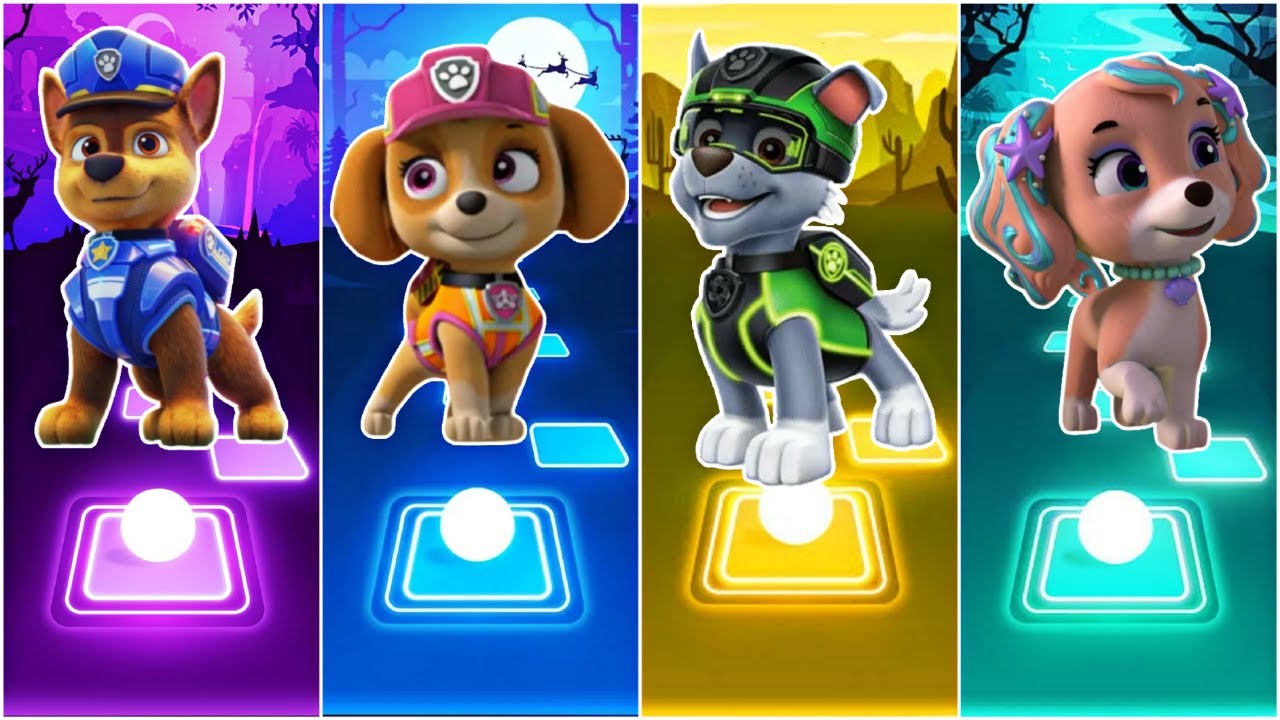 PAW PATROL 🐾 CHASE 🆚 ROCKY 🆚 EVEREST 🆚 SKYE 🆚 TRACKER 🆚 MARSHALL 🆚 ZUMA ...
