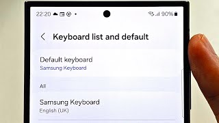 how to change keyboard on samsung galaxy s24 ultra