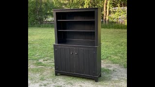 Pine Hutch 2 Door with Adjustable Shelves by hffcom 17,642 views 3 years ago 53 minutes