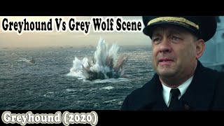 Greyhound Vs Grey Wolf Scene - Greyhound (2020) Resimi