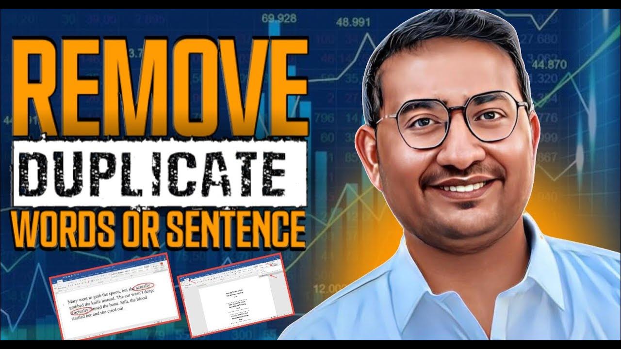 Remove duplicate word or sentence from MS word document by one click ...