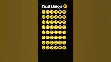Find Emoji Challenge Part 2 #find #mindgames