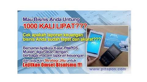 Full Fitur !!!, Aplikasi Kasir Gratis Pita POS