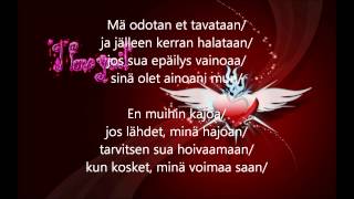 Mansesteri - Kertakäyttörakkaus (Lyrics on screen/describtion)