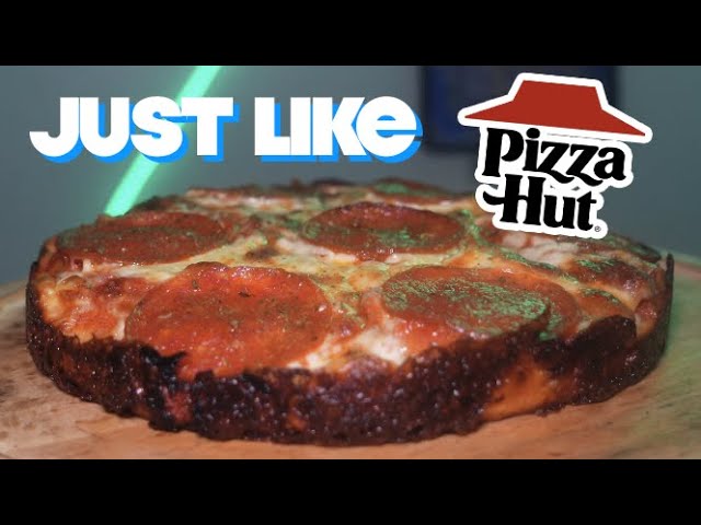 Copycat Pizza Hut Personal Pan Pizza - The Cozy Cook