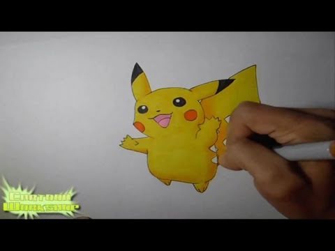 How to draw Pikachu [Pokemon] - YouTube
