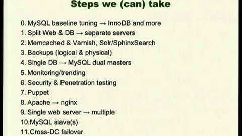 MySQL Web Infra Scaling and Keeping it Online, Cheaply - Arjen Lentz