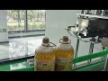 Edible oil automatic bottle filling  line