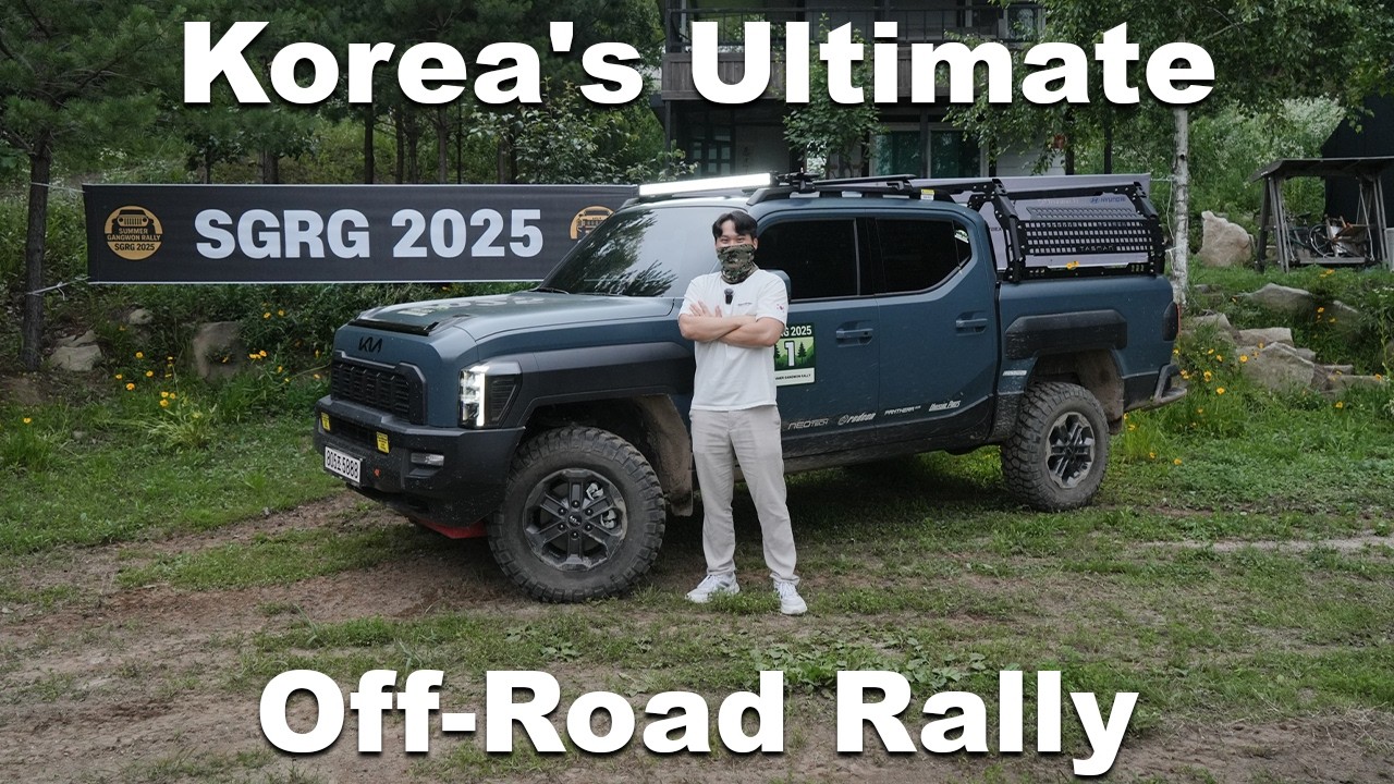 Могут ли корейские пикапы ездить по бездорожью? Kia Tasman, Musso Khan на корейском ралли!