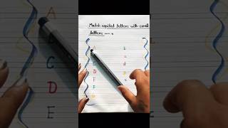 match the capital letters with small letters #shorts #yt #ytshorts #activityzone #english #kids