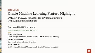 Usage Highlight: OML4Py Embedded Python Execution SQL API on ADB