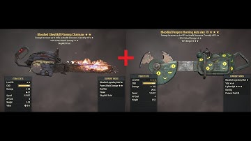 Fallout 76: Chainsaw & Auto Axe.