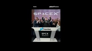 SpaceX officially makes the largest stock market debut ever. 🚀 Spacex Makes Historic Stock Market Debut