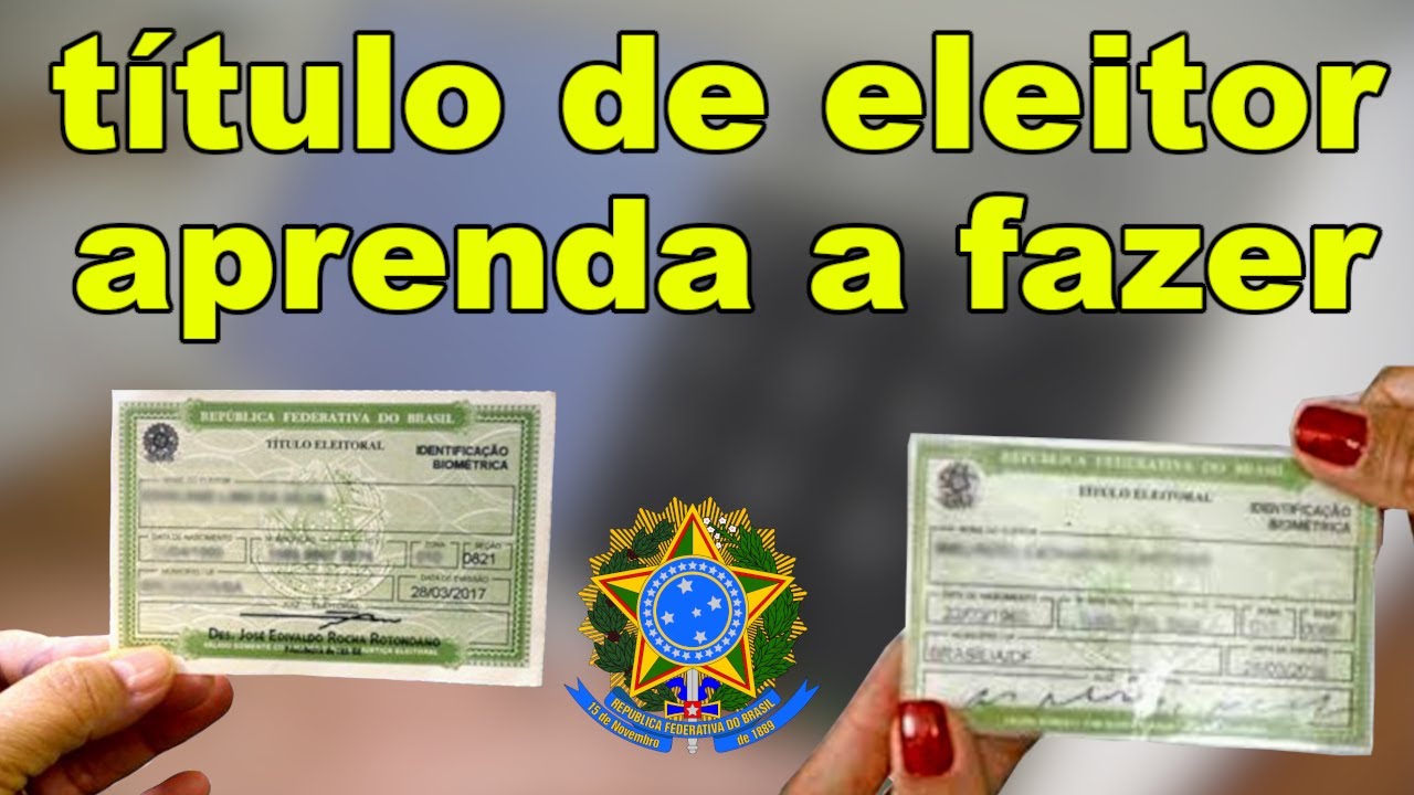 Como tirar o primeiro título de eleitor pela internet - YouTube