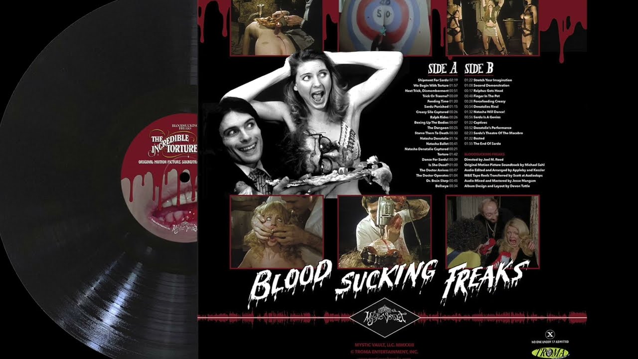 BLOOD SUCKING FREAKS OST LP – MysticVaultStore