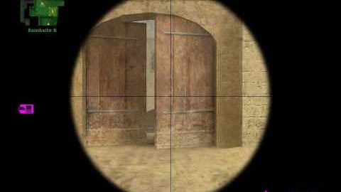 CSS AWP Triple kill trough door, it