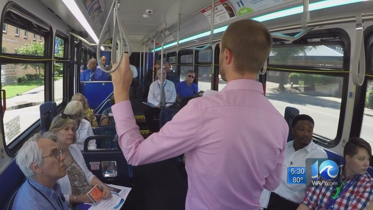 Hampton council has ridealong with HRT YouTube