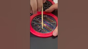 How many rotations did the pen make in total 🤔? #spirographshr #spirograph #asmr #satisfying #shorts