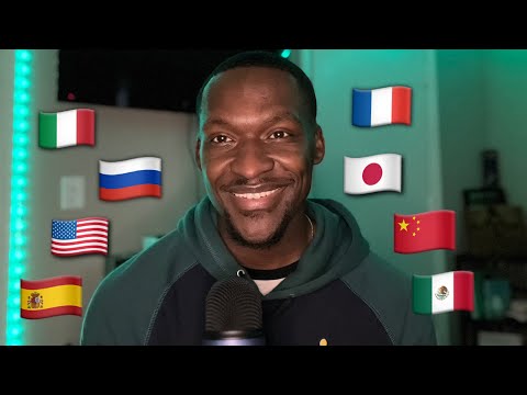 ASMR Saying Hello in 15 Different Languages👋