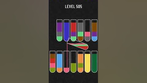 water sort puzzle - level 505