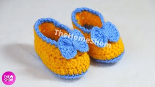 How To Crochet Baby Booties For Beginners 2020 | Newborn Baby Booties/Shoes [03 Months]