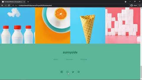 Sunny side agency responsive landing page using HTML, CSS and JS 🔥🔥