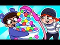 Magic Candy Shower Adventure 🍬🌧️ Don't Eat Too Many Sweets! 🍭 Kids Funny Cartoons