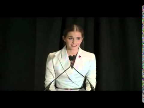 Emma Watson HeForShe Speech【SUBTITLES】【EN】【日本語】【Руский】