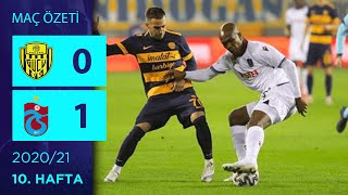 ÖZET: MKE Ankaragücü 0-1 Trabzonspor | 10. Hafta - 2020/21