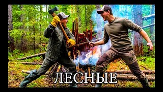 ВЫЖИВАНИЕ В ЛЕСУ - ТОПОР ПРОТИВ НОЖА | Укрытие, костер и дрова, мясо