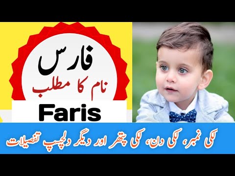 Faris Name Meaning In Urdu | Faris Naam Ka Matlab | Top Islamic Name | Top Boys Name |