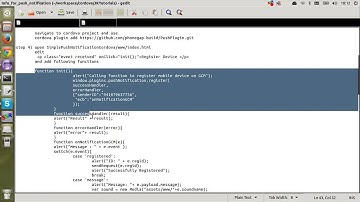 SimplePushNotificationCordova