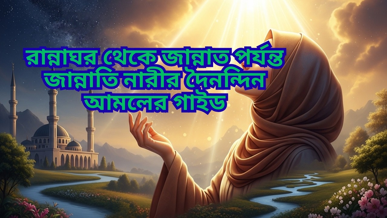 রান্নাঘর থেকে জান্নাত পর্যন্ত: জান্নাতি নারীর দৈনন্দিন আমলের গাইড! #আলো কাহিনী #ইসলামিকভিডিও