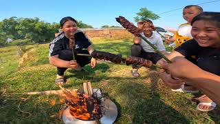 Lần Đầu Lái Ôtô Đưa Cả Nhà Đi Dã Ngoại  Tũn ido Chuẩn Bị Ăn Thì Lăn Ra Ngủ / Quế Nghịch