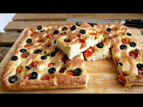 Video: How To Make Italian Focaccia Bread With Olives
