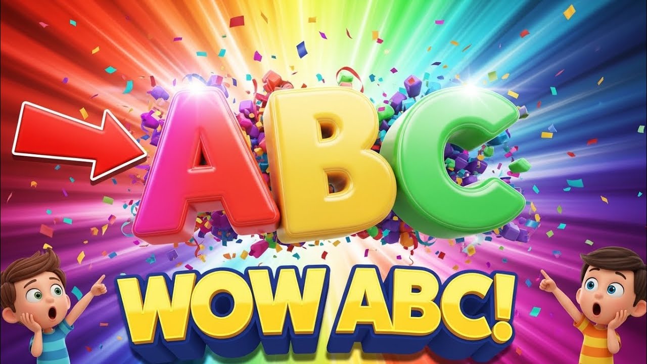 A toZ Alphabet Song|Super Fun Learning Video।😁#nurseryrhymes #kidslearning #abcd #rhymes #animation